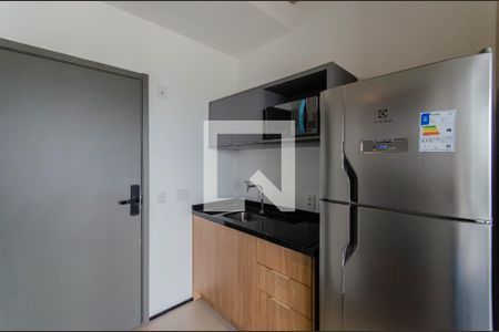 Cozinha de kitnet/studio para alugar com 1 quarto, 22m² em Paraíso, São Paulo