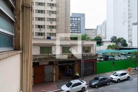 Vista da Sala de apartamento à venda com 1 quarto, 55m² em Consolação, São Paulo