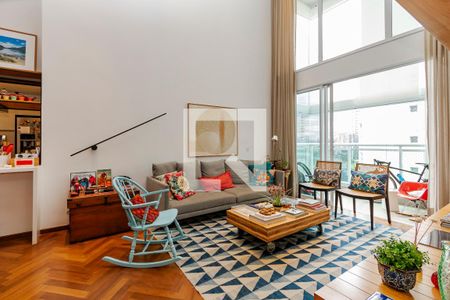 Sala de apartamento à venda com 4 quartos, 173m² em Brooklin, São Paulo