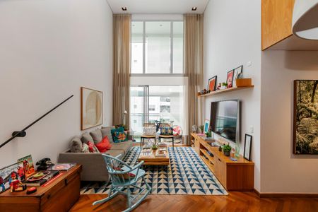 Sala de apartamento à venda com 4 quartos, 173m² em Brooklin, São Paulo