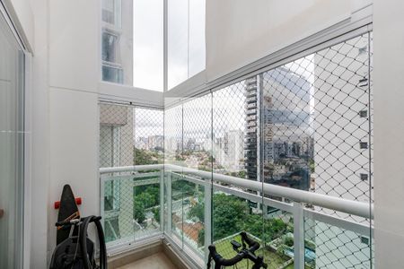 Varanda da Sala de apartamento à venda com 4 quartos, 173m² em Brooklin, São Paulo