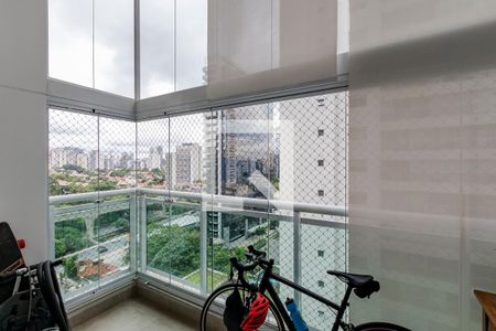 Varanda da Sala de apartamento à venda com 4 quartos, 173m² em Brooklin, São Paulo