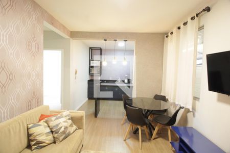 Sala de apartamento para alugar com 2 quartos, 52m² em Gávea, Uberlândia