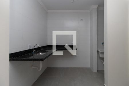 Sala/Cozinha de apartamento à venda com 1 quarto, 24m² em Parque Vitoria, São Paulo