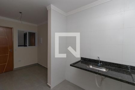 Sala/Cozinha de apartamento à venda com 1 quarto, 24m² em Parque Vitoria, São Paulo