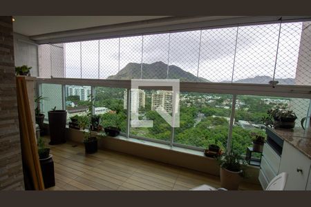 Varanda de apartamento para alugar com 3 quartos, 129m² em Recreio dos Bandeirantes, Rio de Janeiro