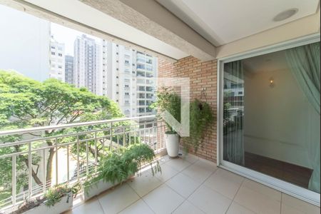 Varanda de apartamento para alugar com 2 quartos, 100m² em Jardim das Acacias, São Paulo