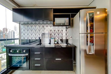 Cozinha/Varanda de kitnet/studio à venda com 1 quarto, 33m² em Vila Mariana, São Paulo