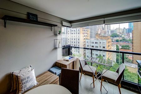 Cozinha/Varanda de kitnet/studio à venda com 1 quarto, 33m² em Vila Mariana, São Paulo