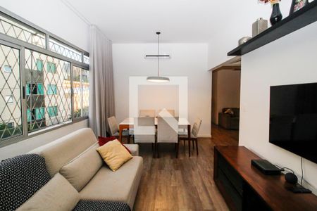 Sala de apartamento à venda com 3 quartos, 121m² em Serra, Belo Horizonte