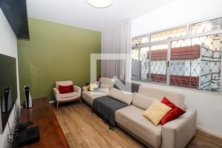 Sala de apartamento à venda com 3 quartos, 121m² em Serra, Belo Horizonte