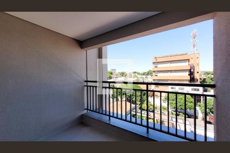 Varanda da Sala de apartamento para alugar com 2 quartos, 59m² em Nova Campinas, Campinas