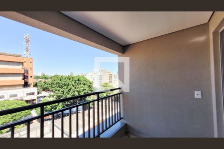 Varanda da Sala de apartamento para alugar com 2 quartos, 59m² em Nova Campinas, Campinas