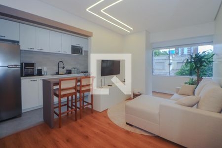 Sala de apartamento para alugar com 1 quarto, 46m² em São João, Porto Alegre