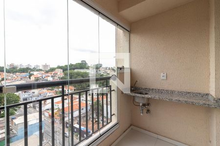 Varanda da Sala de apartamento para alugar com 2 quartos, 60m² em Vila Dom Pedro Ii, São Paulo