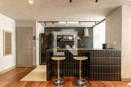 Cozinha de apartamento à venda com 1 quarto, 94m² em Itaim Bibi, São Paulo