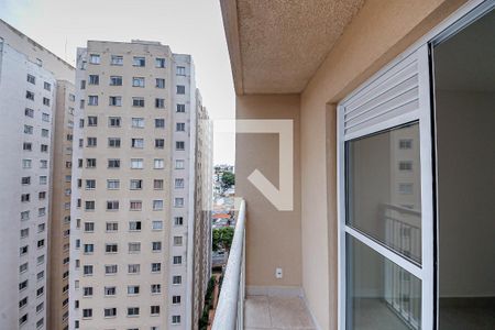 Varanda da Sala de apartamento à venda com 2 quartos, 37m² em Vila Graciosa, São Paulo