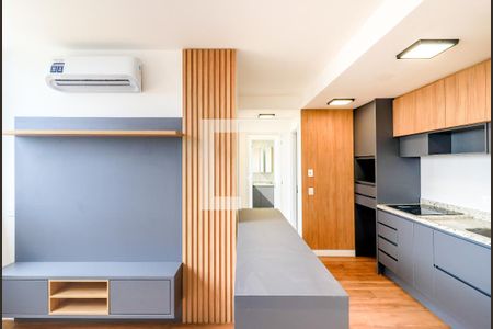 Sala de apartamento para alugar com 2 quartos, 48m² em Vila Sao Francisco (zona Sul), São Paulo