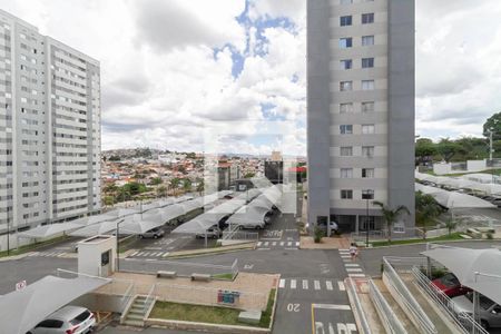 Vista do quarto de apartamento à venda com 2 quartos, 54m² em Jardim Riacho das Pedras, Contagem