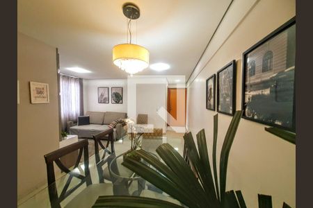 Sala de apartamento à venda com 3 quartos, 77m² em Ipiranga, Belo Horizonte