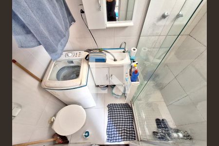 Banheiro de kitnet/studio à venda com 1 quarto, 24m² em Laranjeiras, Rio de Janeiro