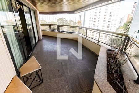 Varanda da Sala de apartamento à venda com 5 quartos, 260m² em Vila Suzana, São Paulo