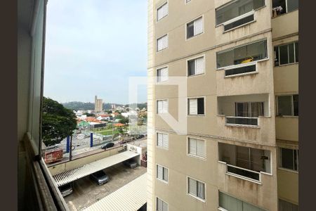 Sacada - Vista de apartamento à venda com 3 quartos, 61m² em Ponte Sao Joao, Jundiaí