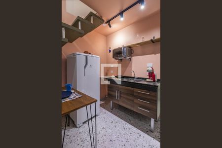 Sala/Cozinha de apartamento para alugar com 1 quarto, 24m² em Vila do Conde, Barueri