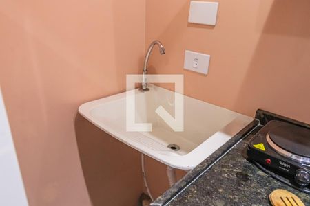 Sala/Cozinha de apartamento para alugar com 1 quarto, 24m² em Vila do Conde, Barueri