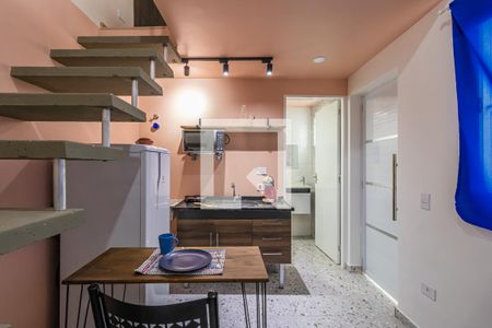 Sala/Cozinha de apartamento para alugar com 1 quarto, 24m² em Vila do Conde, Barueri