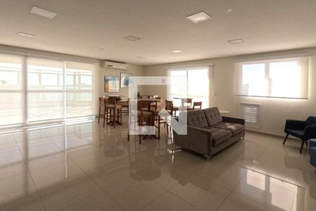 Área Comum - Salão de Festas de apartamento para alugar com 1 quarto, 97m² em Embaré, Santos