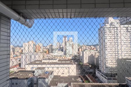 Vista da Área de Serviço de apartamento para alugar com 1 quarto, 97m² em Embaré, Santos