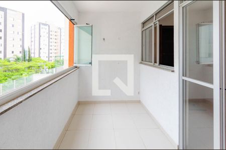 Varanda Sala de apartamento à venda com 3 quartos, 98m² em Buritis, Belo Horizonte