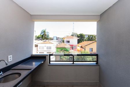 Varanda Gourmet de apartamento à venda com 2 quartos, 56m² em Lapa, São Paulo