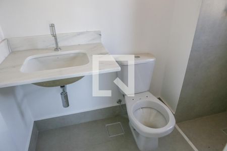 Banheiro da Suíte de apartamento à venda com 2 quartos, 55m² em Lapa, São Paulo