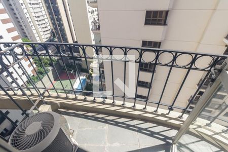 Varanda do Quarto de apartamento para alugar com 1 quarto, 45m² em Santa Cecilia, São Paulo