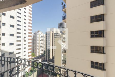 Varanda do Quarto de apartamento para alugar com 1 quarto, 45m² em Santa Cecilia, São Paulo