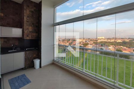 Varanda Gourmet de apartamento à venda com 3 quartos, 137m² em Parque Prado, Campinas