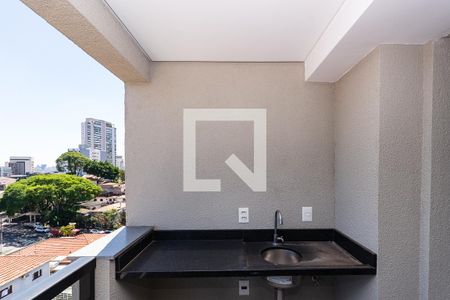 Varanda Gourmet de apartamento à venda com 2 quartos, 55m² em Lapa, São Paulo