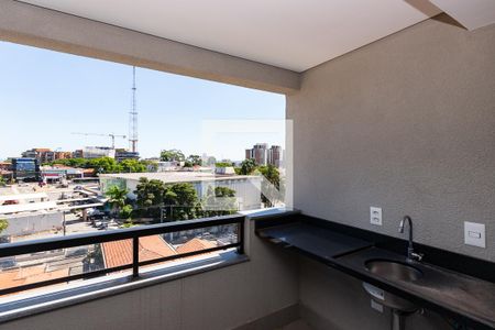 Varanda Gourmet de apartamento à venda com 2 quartos, 55m² em Lapa, São Paulo