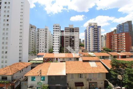 Vista da Sala de apartamento à venda com 2 quartos, 63m² em Vila Olímpia, São Paulo