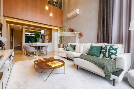 Sala/Cozinha de apartamento à venda com 2 quartos, 112m² em Jardins, São Paulo