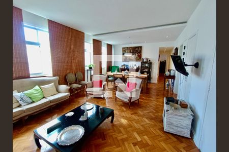 Sala de apartamento para alugar com 3 quartos, 123m² em Copacabana, Rio de Janeiro