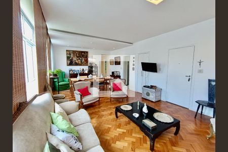 Sala de apartamento para alugar com 3 quartos, 123m² em Copacabana, Rio de Janeiro