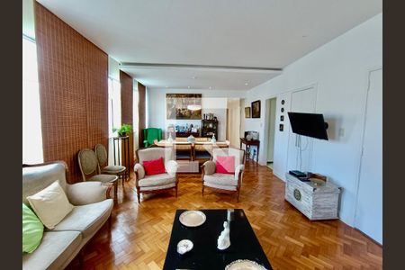 Sala de apartamento para alugar com 3 quartos, 123m² em Copacabana, Rio de Janeiro