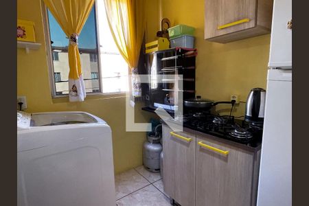 Cozinha de apartamento à venda com 2 quartos, 48m² em São Miguel, São Leopoldo