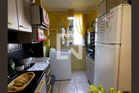 Cozinha de apartamento à venda com 2 quartos, 48m² em São Miguel, São Leopoldo