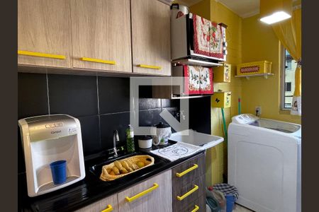 Cozinha de apartamento à venda com 2 quartos, 48m² em São Miguel, São Leopoldo