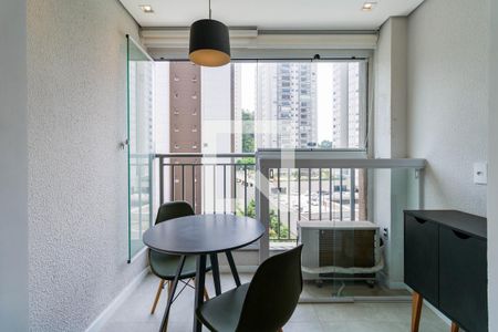  Varanda Sala/Quarto  de apartamento para alugar com 1 quarto, 25m² em Vila Andrade, São Paulo