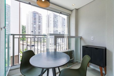  Varanda Sala/Quarto  de apartamento para alugar com 1 quarto, 25m² em Vila Andrade, São Paulo